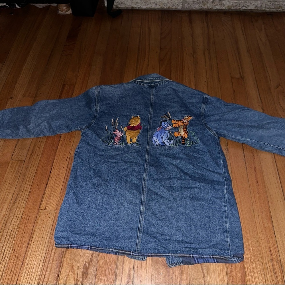 Vintage Disney Catalog Blue Denim lined Jacket- Winnie the Pooh - Picture 8 of 11